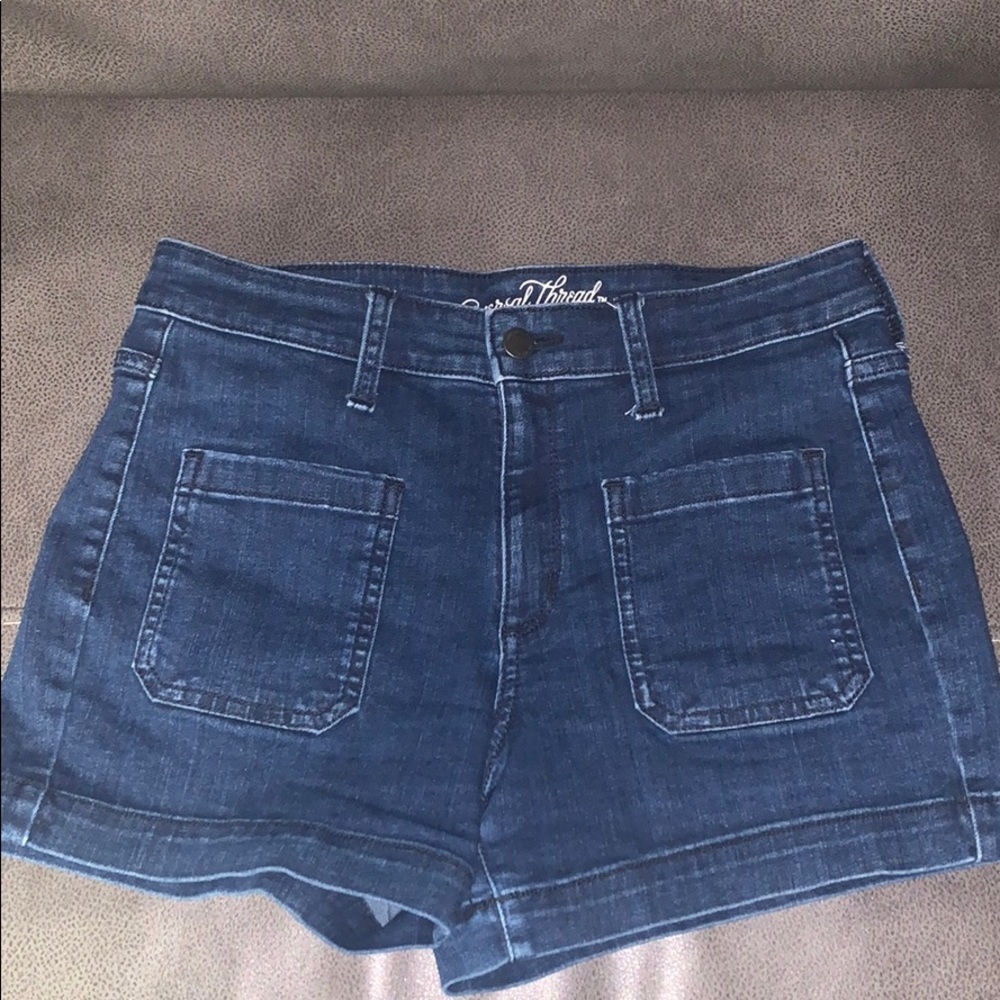 like new high waisted jean shorts